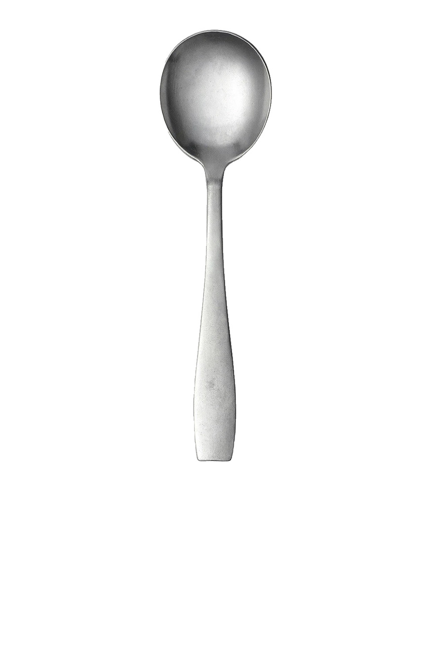 Georg Jensen Stainless Plata Salad Serving Spoon 7 7/8” GUC VTG MCM Flatware